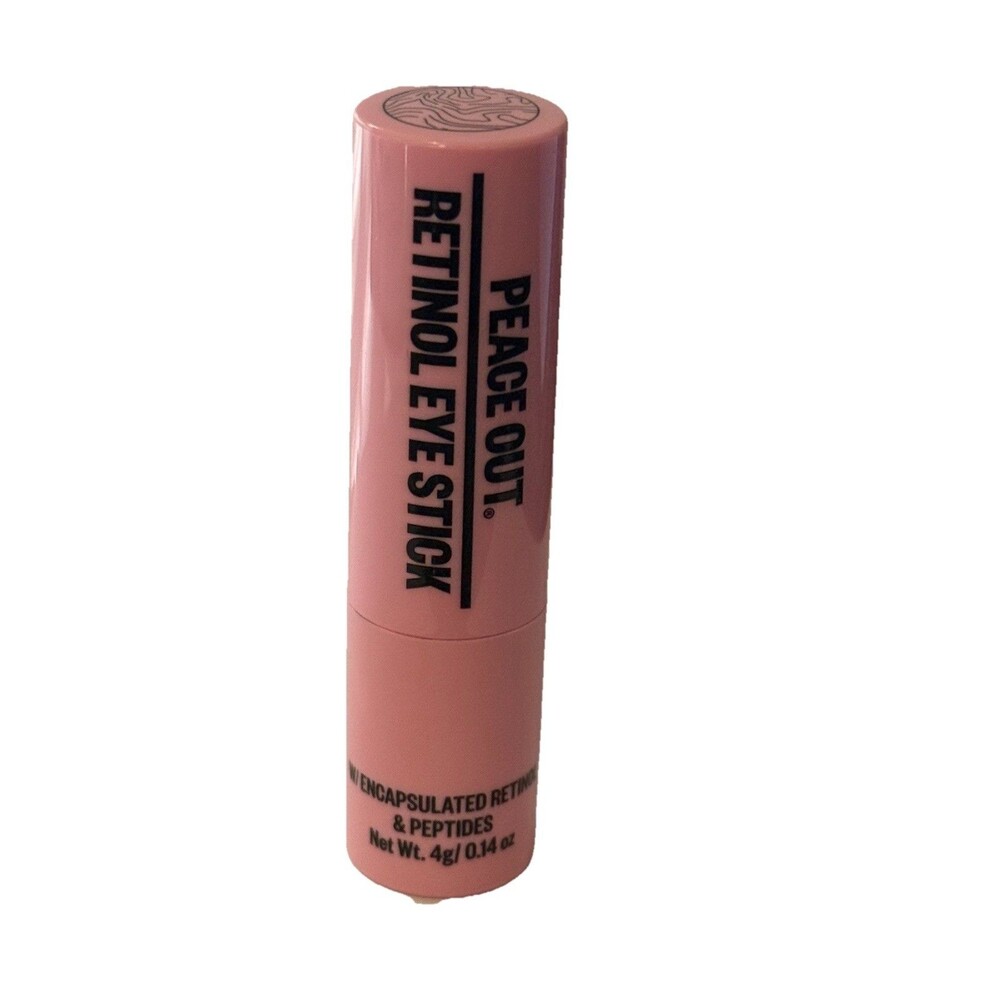Peace Out Retinol Eye Stick Retinol Peptides Balm Fine Lines Texture Color New